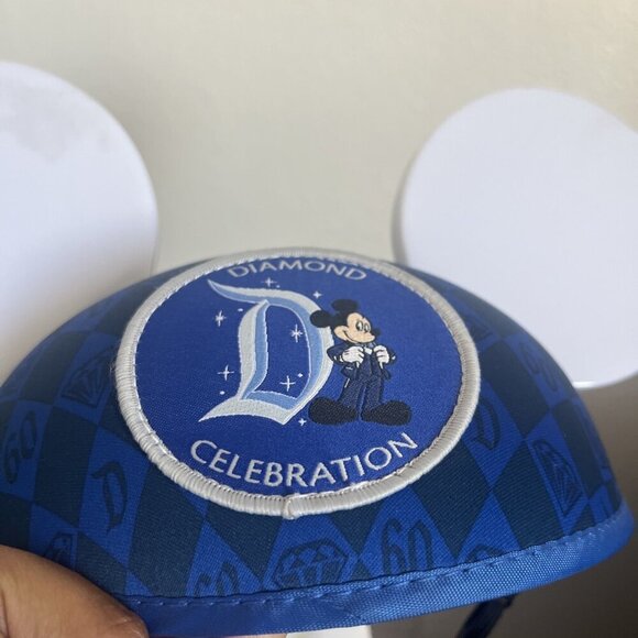 Disneyland 60th Anniversary Diamond Celebration Light Up Ears Hat Size Youth - Picture 4 of 7